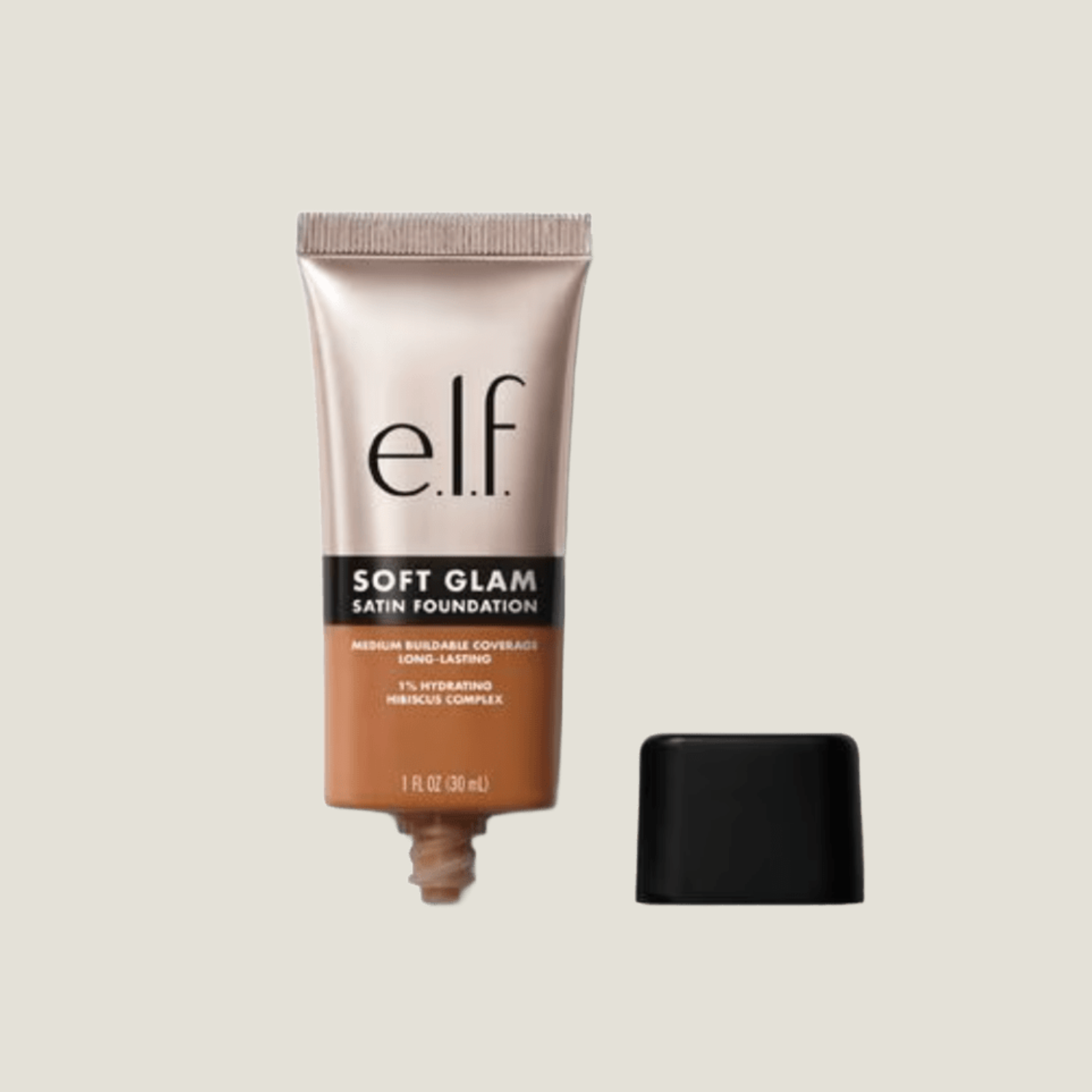 elf soft glam satin foundation